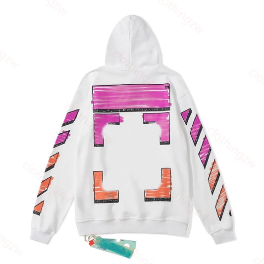 Designer Hoodie Sweater Monet Style Top Graffiti