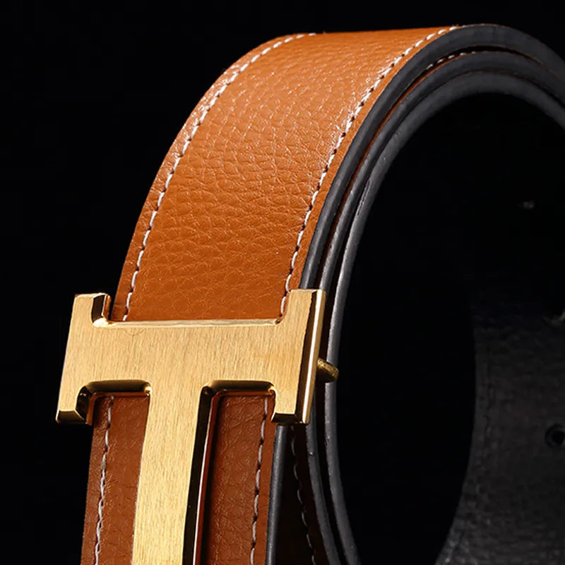 Fashion Brand Designers Belt Leather Business Cowhide Men