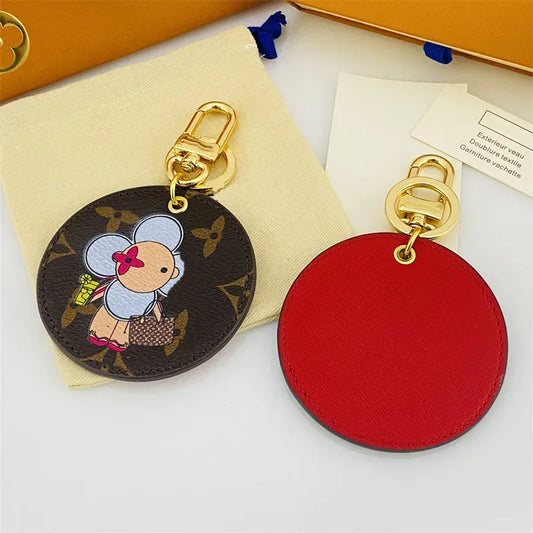 Designer Women Keychain Metal Small Charm Bag