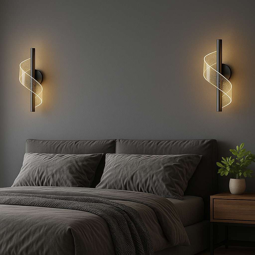 Spiral LED Wall Lamp - KaveCore