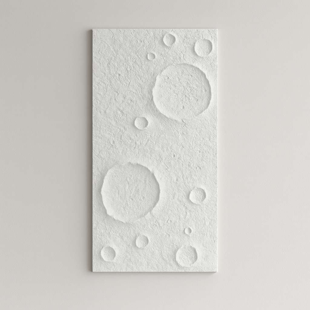 Moon Crater Wall Panel