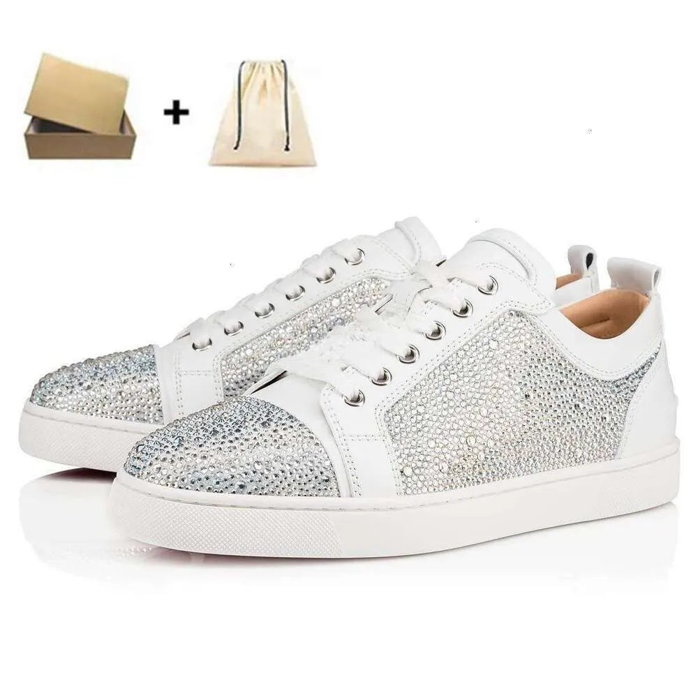 Designer Shoes Glitter Rivets Leather Suede Fashion Spikes