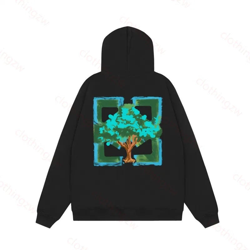Designer Hoodie Sweater Monet Style Top Graffiti
