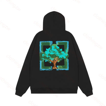 Designer Hoodie Sweater Monet Style Top Graffiti