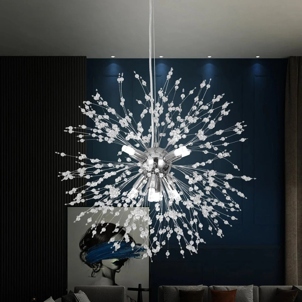 Crystal Nebula Chandelier
