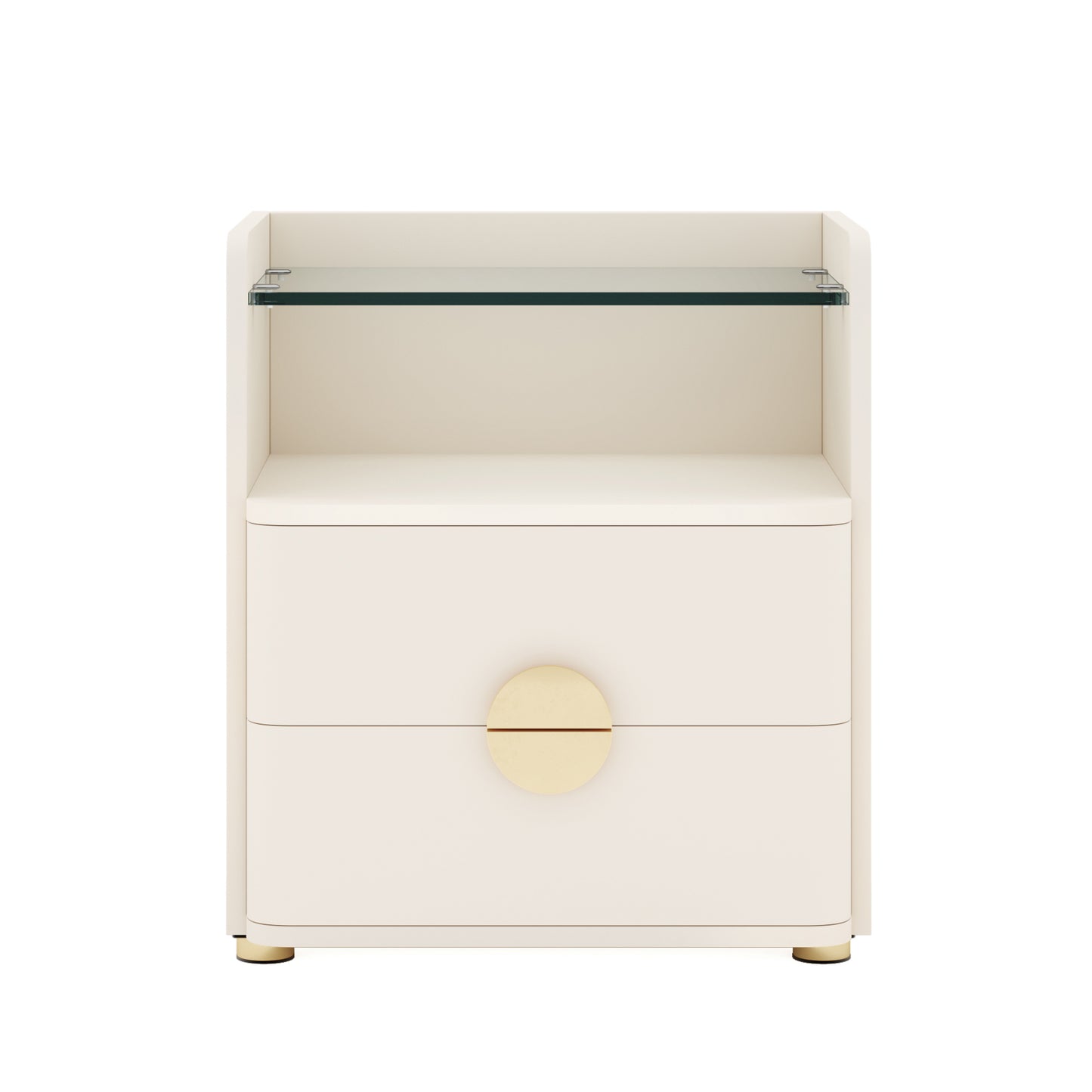 Nova Glass Nightstand US