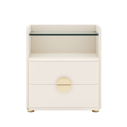 Nova Glass Nightstand US