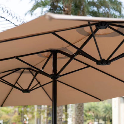 TitanShade Deluxe Double-Canopy Patio Parasol