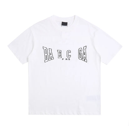 Summer T-shirts Parisian Designer Round Neck