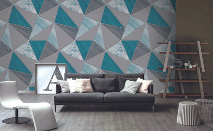 Polygon Prestige Suede Wallpaper