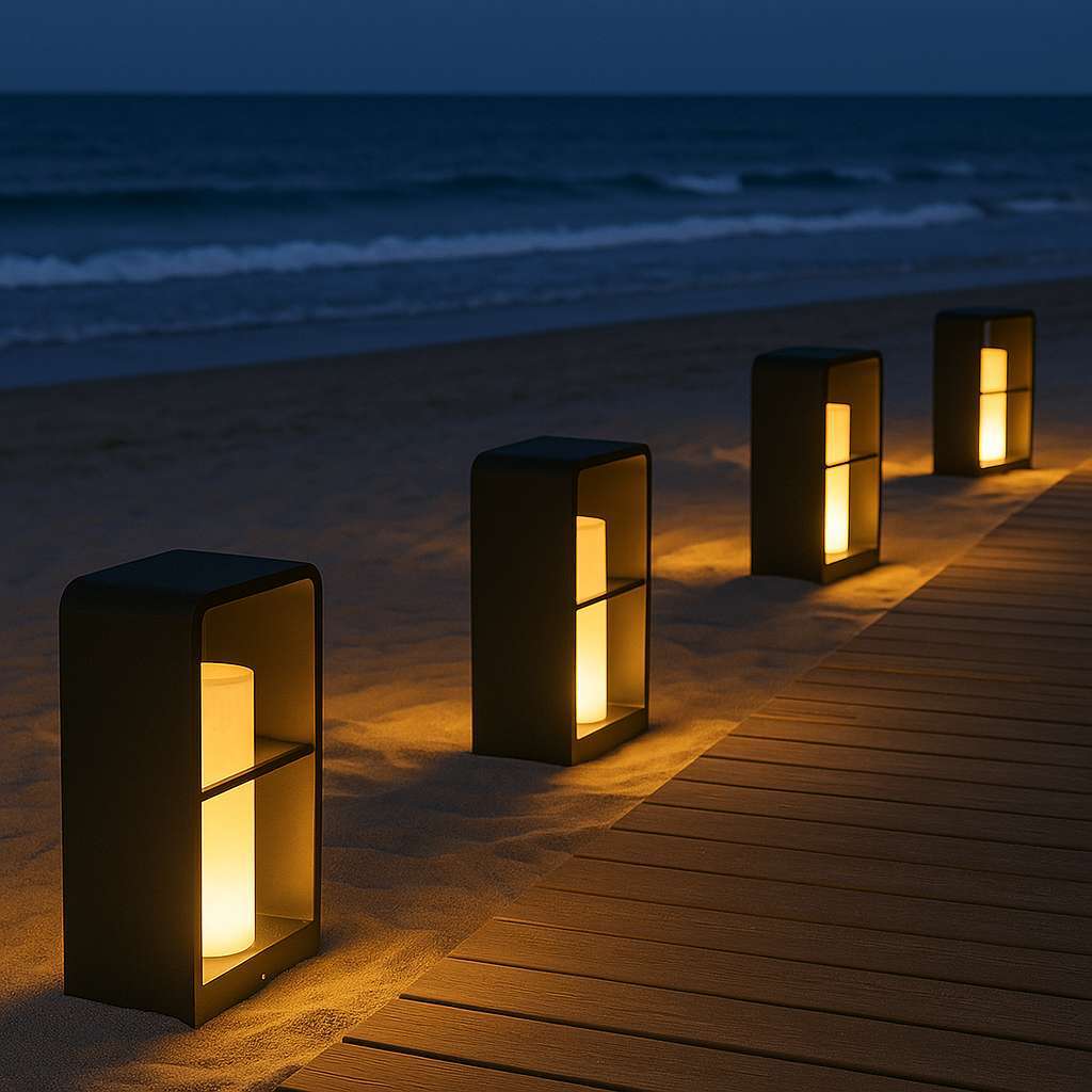 NightCube – Elegant Solar LED Light for Outdoor Ambiance - KaveCore