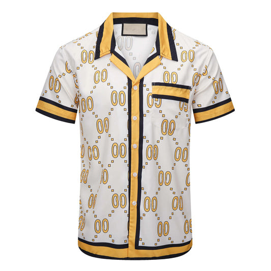 Luxury Mens Designer Shirts Letter Printed