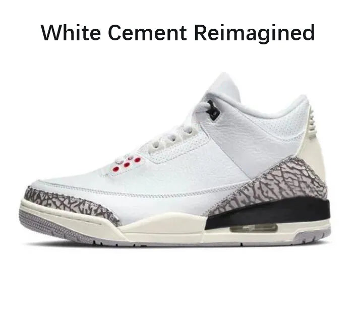 Men Basketball Shoes Black Cement Black Cat White Cement