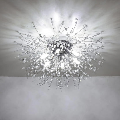 Infinity Crystal Flush Chandelier - US - KaveCore