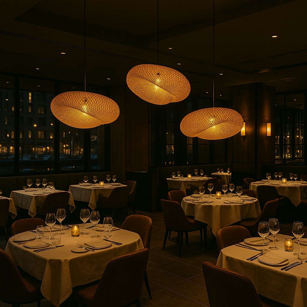 Zenya Spiral Wicker Pendant Light - KaveCore