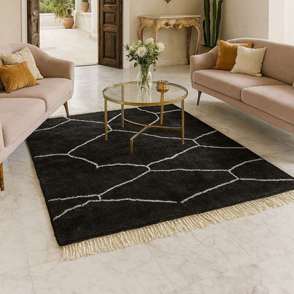 Kali Lines Indian Rug