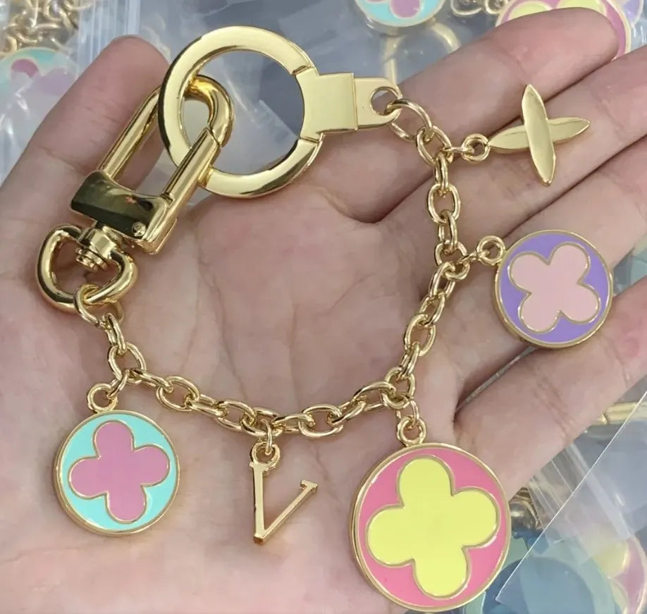 Designer Keychains Fashion Luxury Buckle