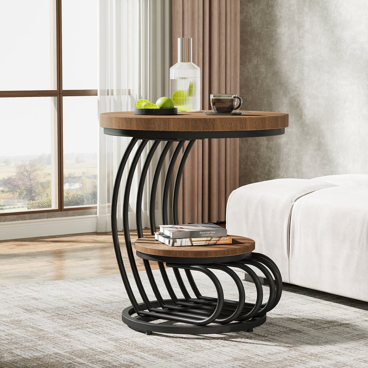 Evoque Curve Side Tables US