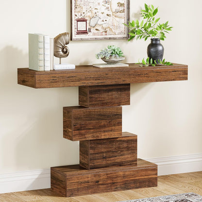 Rustic Steps Entryway Table US