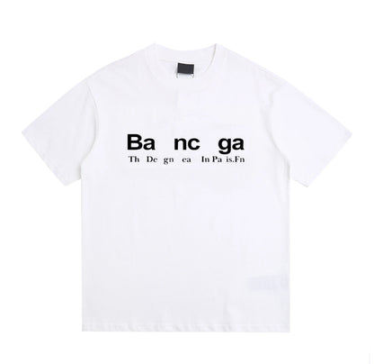 Summer T-shirts Parisian Designer Round Neck