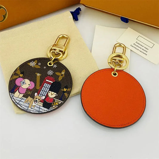 Designer Women Keychain Metal Small Charm Bag