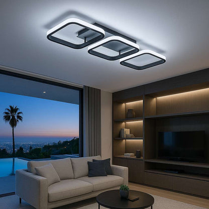 Modern Square LED Chandelier - KaveCore