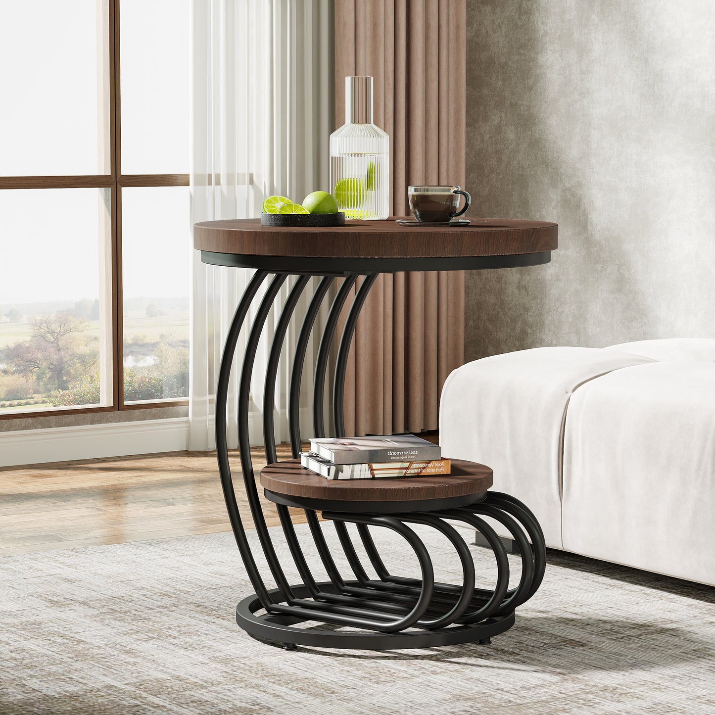 Evoque Curve Side Tables US