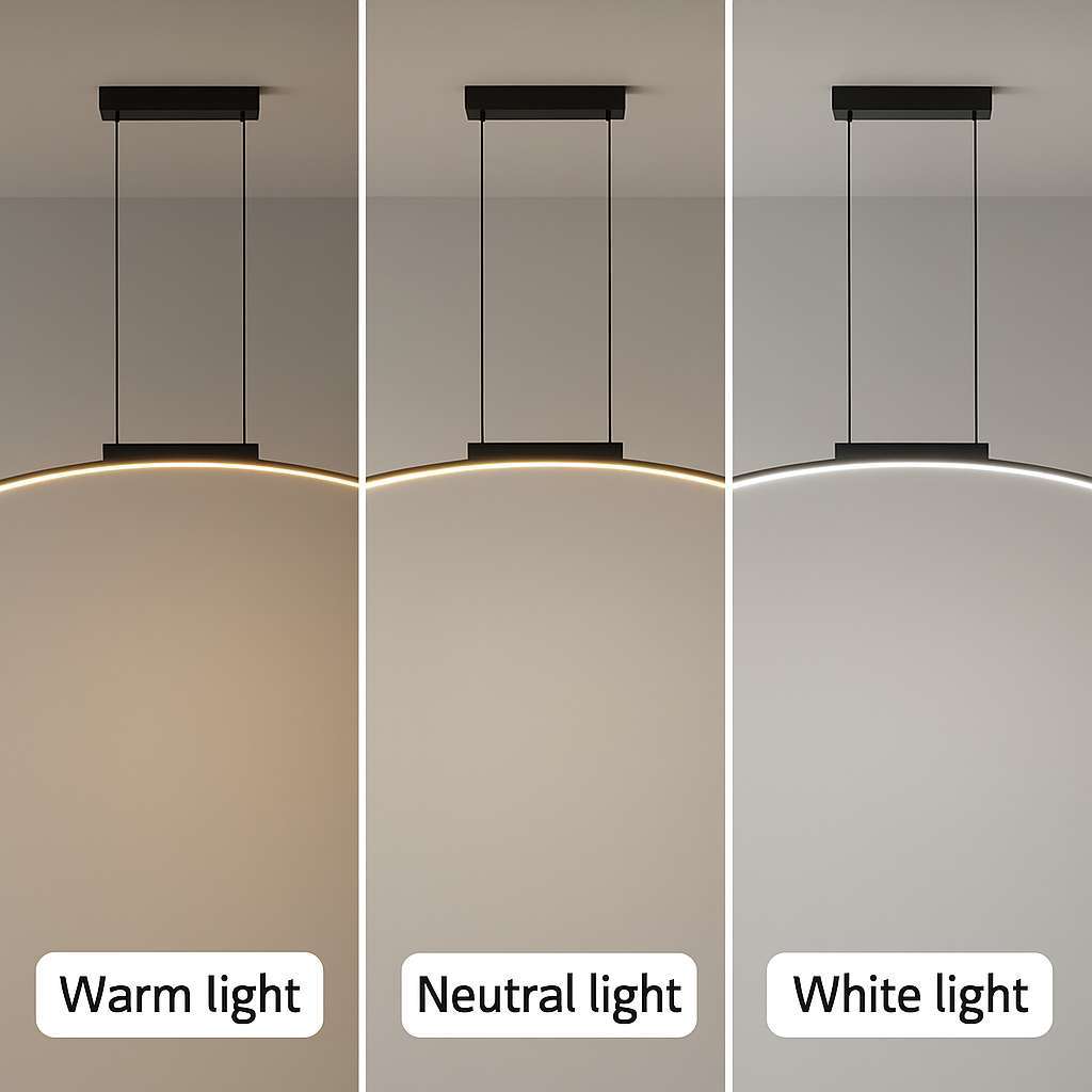 Minimalist Arc LED Chandelier - KaveCore