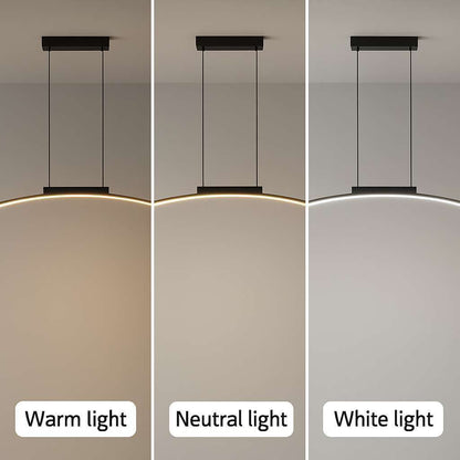 Minimalist Arc LED Chandelier - KaveCore