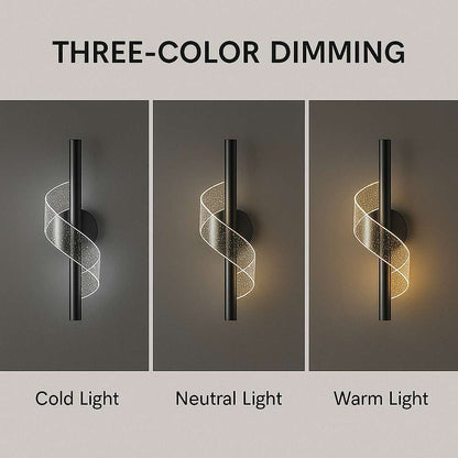 Spiral LED Wall Lamp - KaveCore