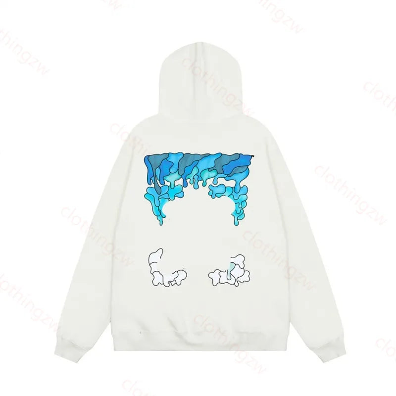 Designer Hoodie Sweater Monet Style Top Graffiti