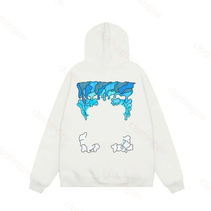 Designer Hoodie Sweater Monet Style Top Graffiti