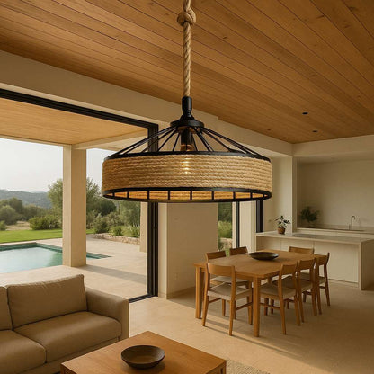 Old Deck Rope Chandelier - KaveCore