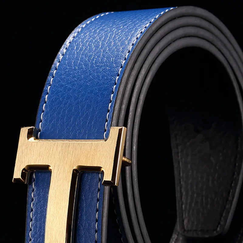 Fashion Brand Designers Belt Leather Business Cowhide Men