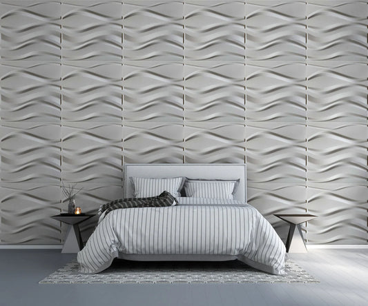 Whisper Wave PVC Wall Panel (Set of 12)