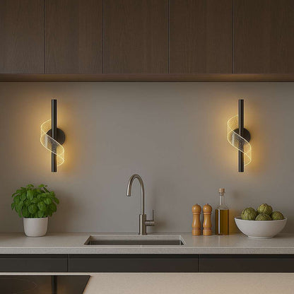 Spiral LED Wall Lamp - KaveCore