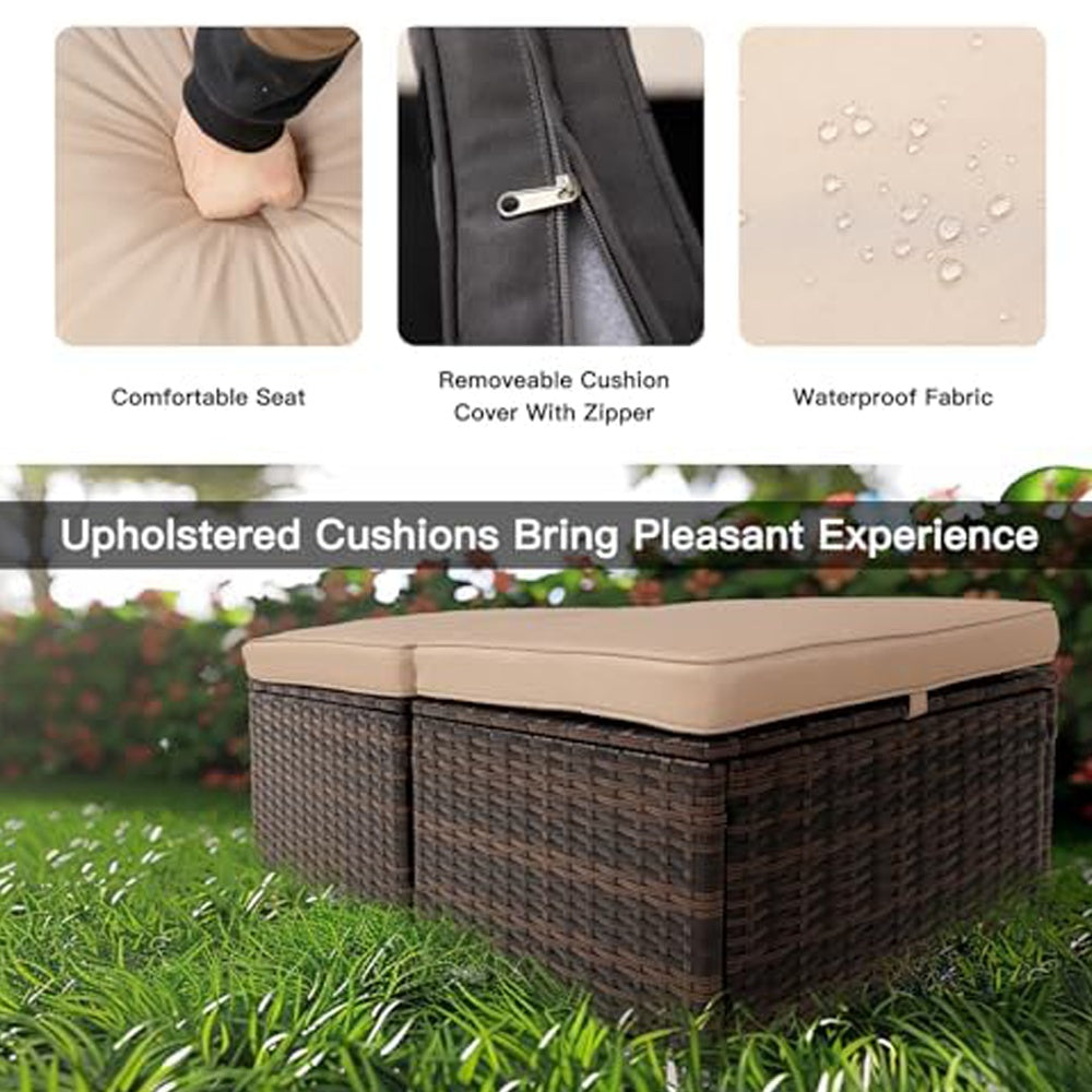 PatioFlex Duo Ottomans - US - KaveCore