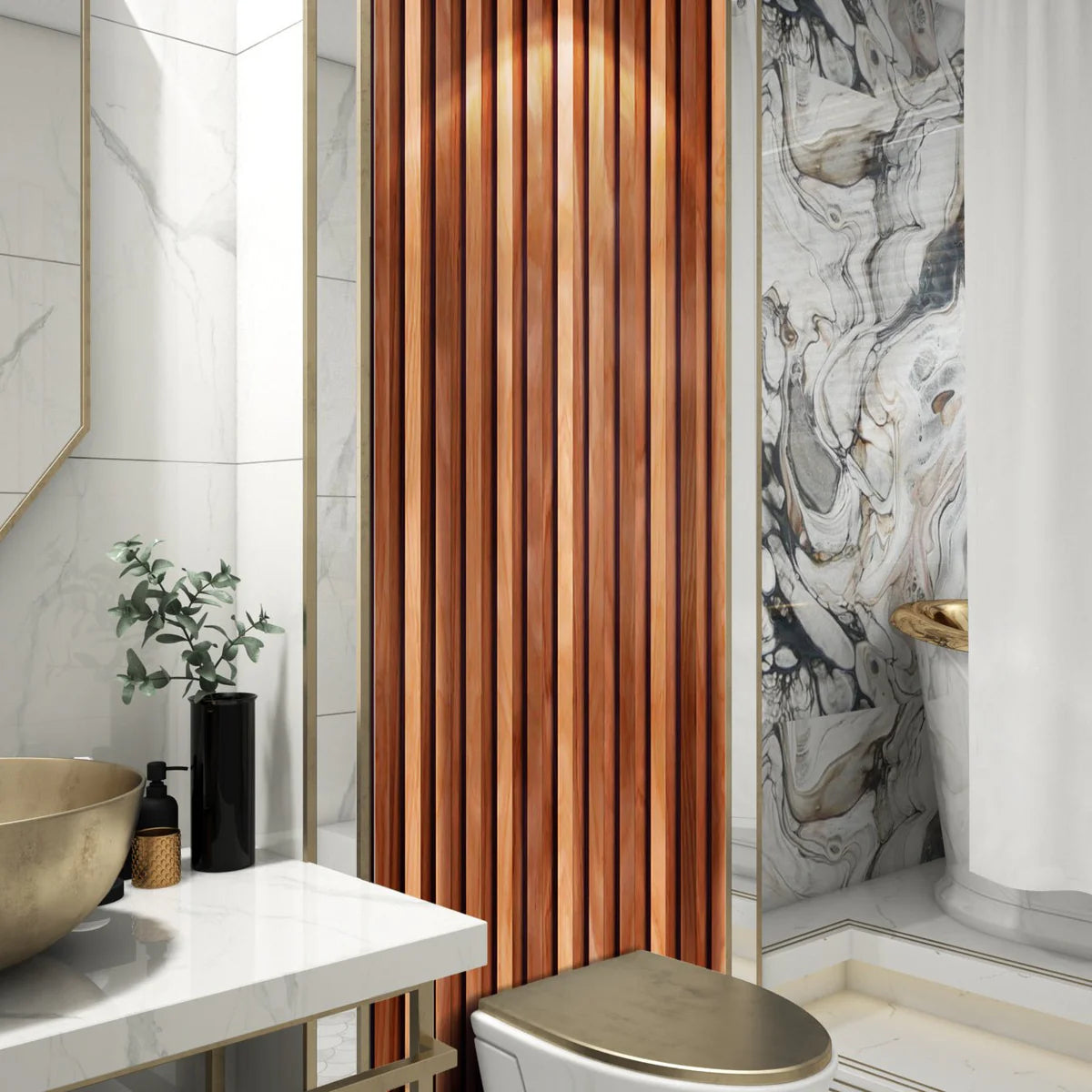 Oakform Wall Panel (Wood Slats)