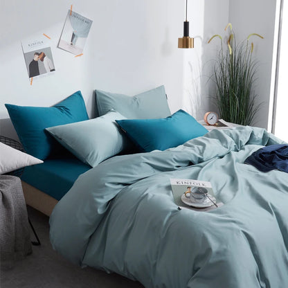 The Alexandria Duvet Set (Long-staple Sateen Cotton)
