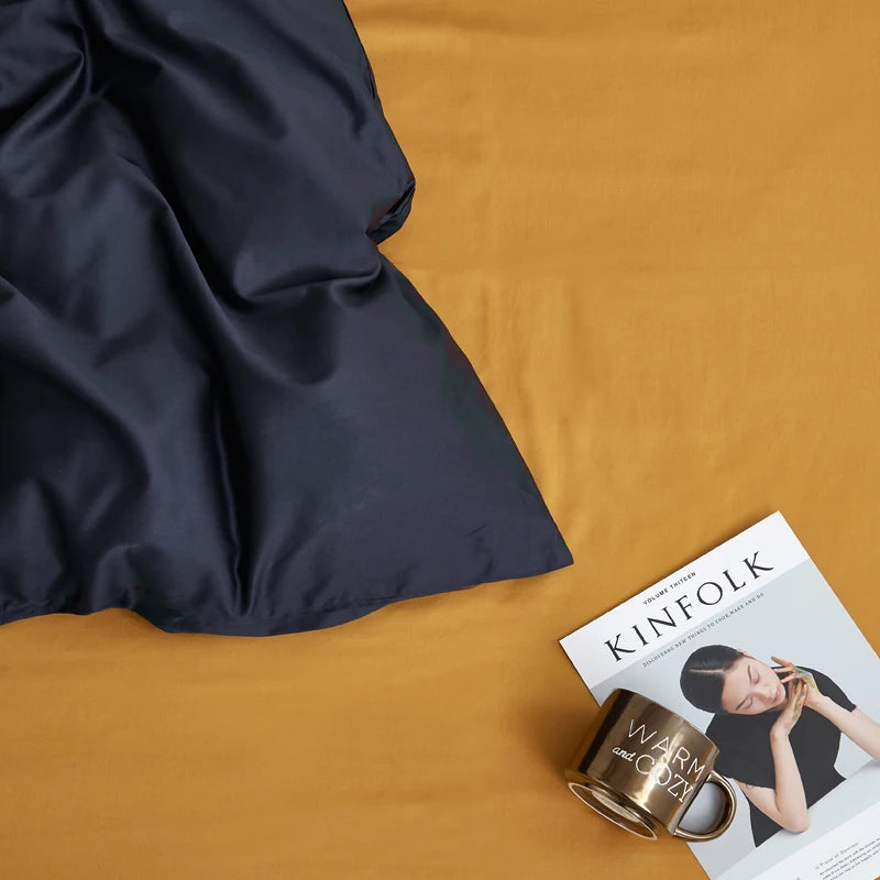 The Alexandria Duvet Set (Long-staple Sateen Cotton)
