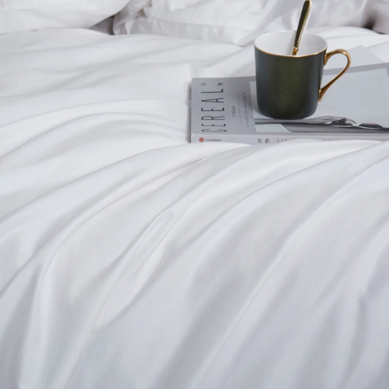 The Alexandria Duvet Set (Long-staple Sateen Cotton)