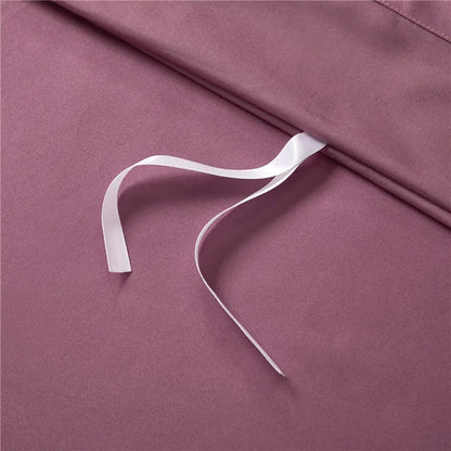 Monaco Rose Sateen Duvet Cover Set (Long-Staple Sateen Cotton)