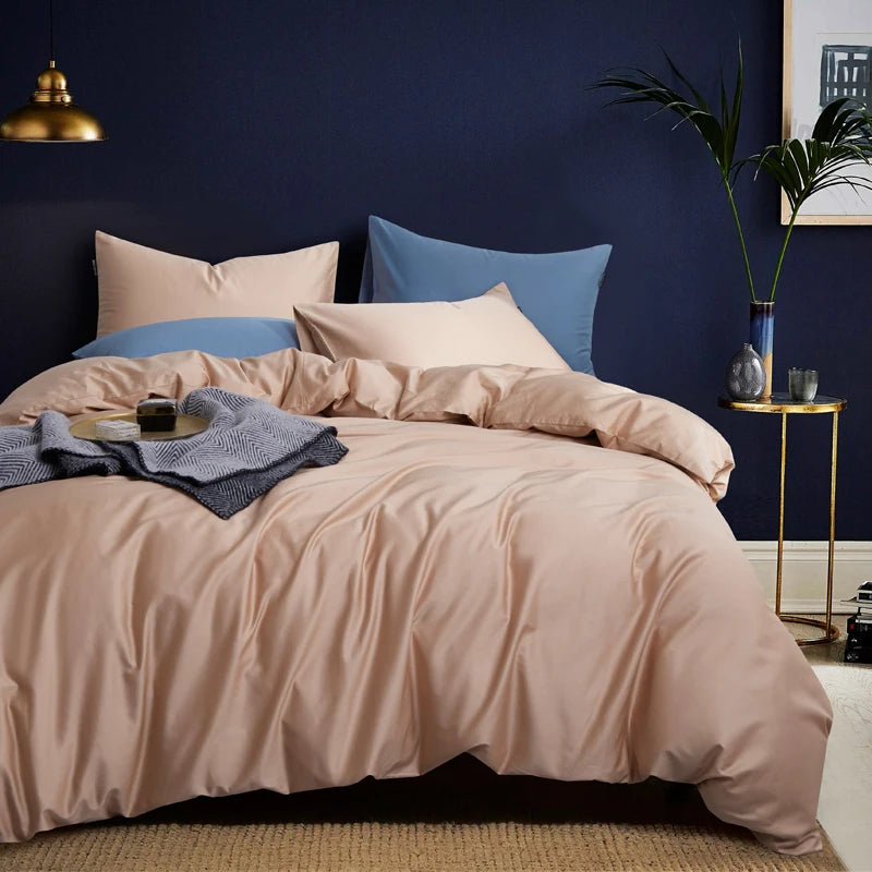 The Alexandria Duvet Set (Long-staple Sateen Cotton)