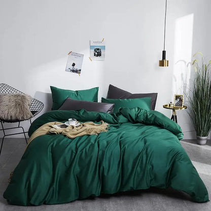 The Alexandria Duvet Set (Long-staple Sateen Cotton)