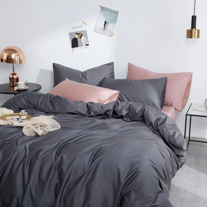 The Alexandria Duvet Set (Long-staple Sateen Cotton)