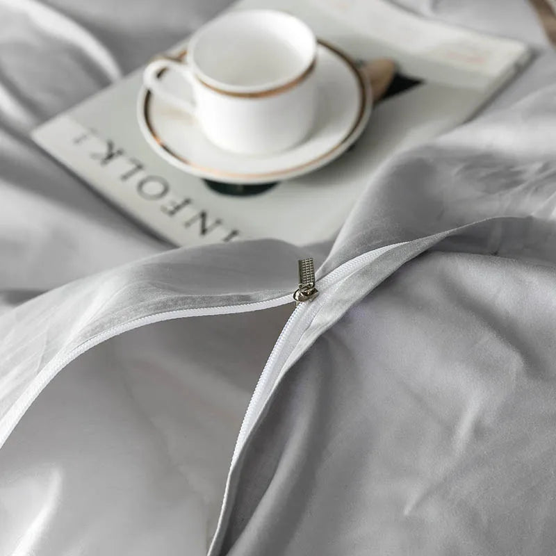 Imperial Echo Duvet Cover Set (Long-staple Sateen Cotton)