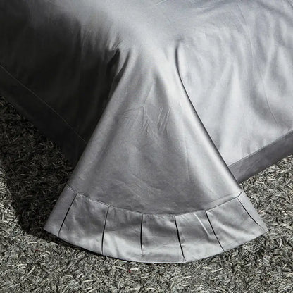 Baroque Noire & Rouge Duvet Cover Set (Long-staple Sateen Cotton)