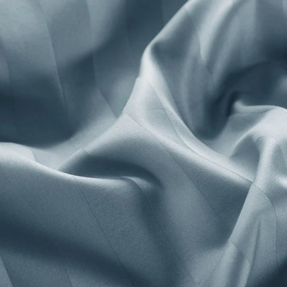 Savoy Azure Duvet Cover Set (Long-staple Sateen Cotton)
