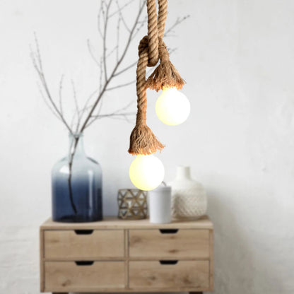 Knotted Rope Pendant Light - KaveCore