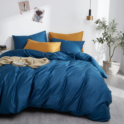 The Alexandria Duvet Set (Long-staple Sateen Cotton)